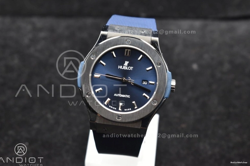 Edition 537 SS 42mm Dial Fusion HBF Packable Blue Gummy Blue Best 1:1 Strap A On 1228